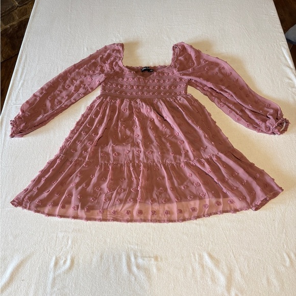 Midnight Doll Women Size Medium Pink Dress - Picture 1 of 5